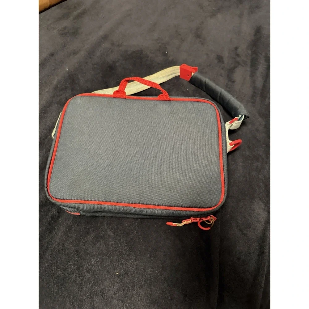Planetbox Lunch Box Great White Shark Stainless Steel Bento Tray Grey Red Case